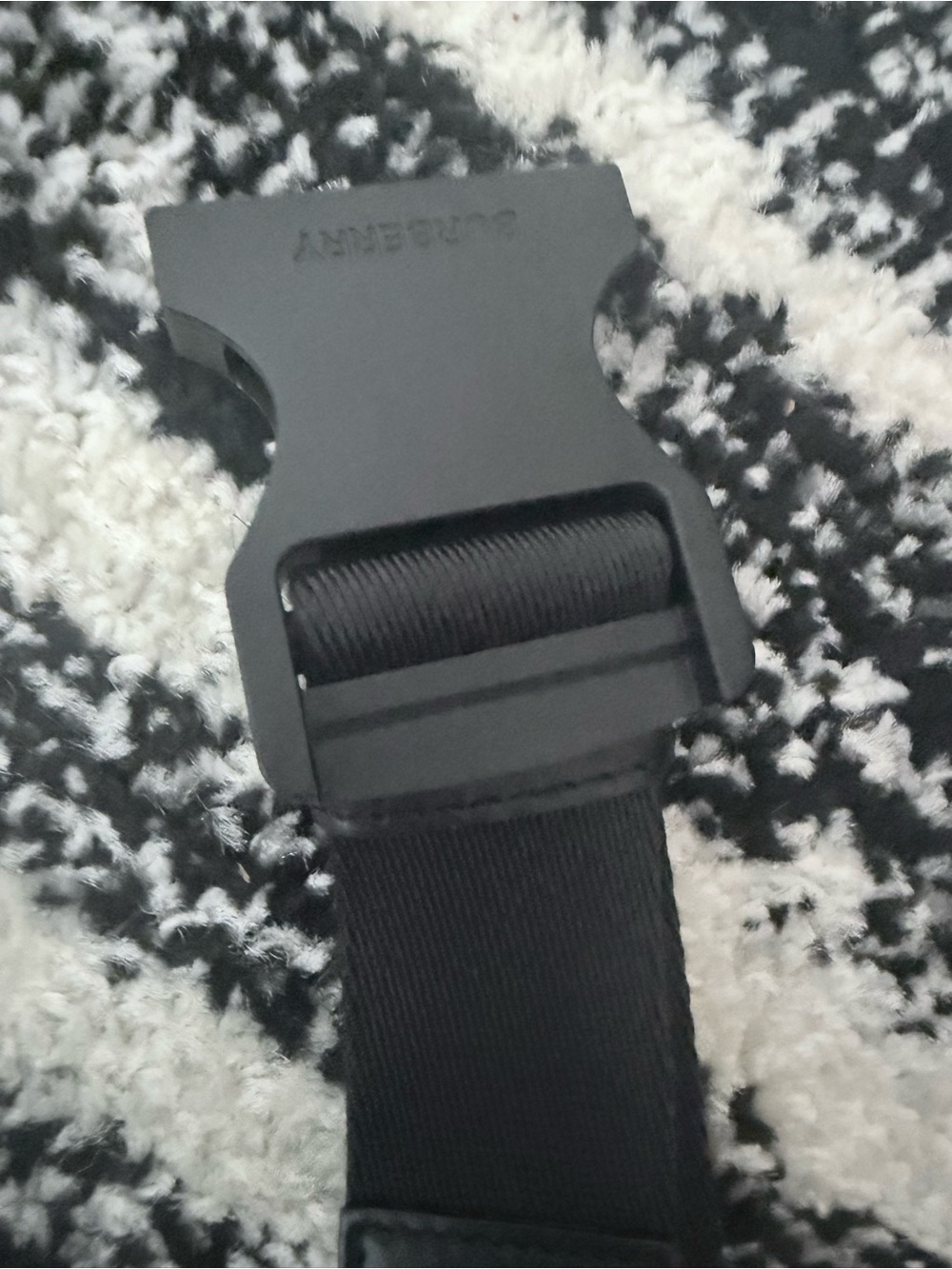 Burberry Classic Nova Check Belt Bag with Black Logo Strap - Picture 12 of 16